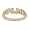 9ct Yellow Gold Patterned Mum Ring