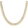 14ct Yellow Gold Monaco Curb Classic Flex Chain 22"