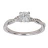 9ct White Gold 0.80ct Brilliant Cut Diamond Solitaire Ring