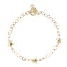 14ct Yellow Gold Triple Star Belcher Bracelet 8.5"