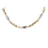 14ct Yellow and White Gold Chain 24"