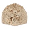 9ct Yellow Gold Lion Ring