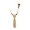 9ct Yellow Gold Slingshot Pendant