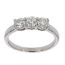 18ct White Gold Trilogy Diamond Ring