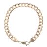 9ct Yellow Gold Curb Bracelet 8"