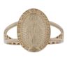 14ct Yellow Gold Our Lady Disc Ring