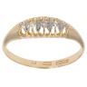 18ct Yellow Gold 0.10ct Diamond Five Stone Ring