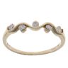 9ct Yellow Gold 0.25ct Brilliant Cut Diamond Five Stone Fancy Ring