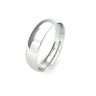 Platinum Traditional Court Wedding Band 5mm
