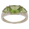 9ct Yellow Gold Peridot Three Stone Ring