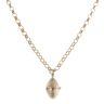 9ct Yellow Gold Rugby Ball and Belcher Chain 18"