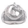Silver Large Horsehead Ring