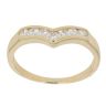 18ct Yellow Gold 0.35ct Brilliant Cut Diamond Wishbone Ring