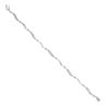 18ct White Gold 0.50ct Brilliant Cut Diamond Bracelet 6.5"