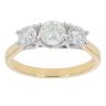 18ct Yellow Gold Diamond Trilogy Ring by Anya Belle