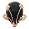 9ct Yellow and Rose Gold Clogau Onyx Tree Of Life Ring