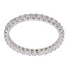 9ct White Gold 0.75ct Brilliant Cut Diamond Full Eternity Ring