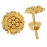 22ct Yellow Gold Floral Stud Earrings
