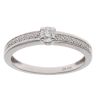 9ct White Gold 0.25ct Brilliant Cut Diamond Solitaire Ring
