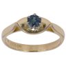 18ct Yellow Gold Sapphire Single Stone Ring