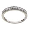 9ct White Gold 0.18ct Diamond Half Eternity Ring