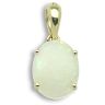 18ct Yellow Gold Opal Claw Set Pendant