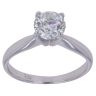 18ct White Gold 1.00ct Brilliant Cut Diamond Solitaire Ring