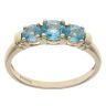 9ct Yellow Gold Apatite Three Stone Ring