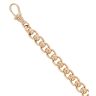 9ct Yellow Gold Rollerball Bracelet 8"