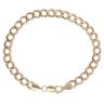 9ct Yellow Gold Curb Bracelet 9.5"