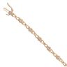 9ct Yellow Gold 0.05ct Diamond Bracelet 7"
