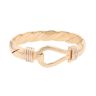 9ct Yellow Gold Hinged Hook Bangle