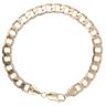 9ct Yellow Gold Curb Bracelet 8.5"
