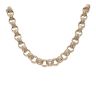 9ct Yellow Gold Patterned Belcher Chain 18"