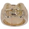 9ct Yellow Gold Patterned Buckle Ring