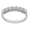18ct White Gold 0.75ct Brilliant Cut Diamond Seven Stone Eternity Ring