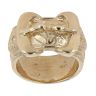 9ct Yellow Gold Double Buckle Ring