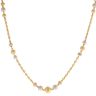 22ct Yellow and White Gold Beaded Chain 20"