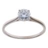 9ct White Gold 1.00ct Brilliant Cut Lab Grown Diamond Solitaire Ring