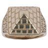 9ct Yellow Gold Pyramid Signet Ring