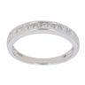 18ct White Gold 0.50ct Princess Cut Diamond Half Eternity Ring