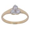 18ct Yellow Gold 0.40ct Brilliant Cut Diamond Trilogy Ring