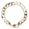 9ct Yellow Gold Curb Bracelet 8"