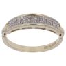 9ct Yellow Gold 0.10ct Diamond Half Eternity Ring