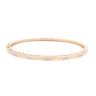9ct Yellow And White Gold 0.20ct Brilliant Cut Diamond Bangle