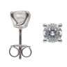 9ct White Gold 2.00ct Brilliant Cut Lab Grown Diamond Stud Earrings