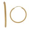 22ct Yellow Gold Diamond Cut Hoop Earrings