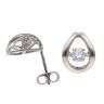 18ct White Gold 0.30ct Brilliant Cut Diamond Stud Earrings