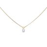 18ct Yellow Gold 0.25ct Brilliant Cut Diamond Solitaire Pendant and Chain 18"
