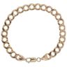 9ct Yellow Gold Curb Bracelet 7.5"